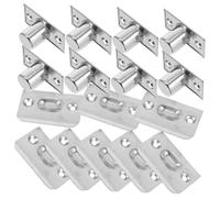 PRETYZOOM 8pcs Adjustable Ball Catch Door Hardware for Closet and Sliding Barn Doors Stainless Steel and Copper Construction Spring Loaded Toggle Invisible Lock with User Friendly Top Ball