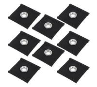 PRETYZOOM 8pcs Awning Eyelet Fittings Black Pvc Coated Fabric Awning Hooks for Piping Eyelet Rails, Easy Installation, Secure Fit, Compact and Lightweight for On-the-go Use