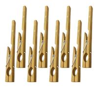 PRETYZOOM 8pcs Bamboo Test Tube Fixing Clips with High Durability and Protective Design for Laboratory Experiment and Experimental Lesson Use