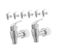 PRETYZOOM 8pcs Beverage Dispenser Spigots Plastic Replacement for Beer Buckets Water Jugs Fit Controlled Flow Easy Installation for Home Party Use