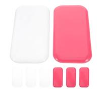 PRETYZOOM 8pcs Eyelash Extension Pads Silicone Reusable for Beauty Salon Home Forehead Use Eyelash Perming Pads