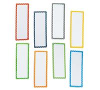 PRETYZOOM 8pcs Magnetic Name Tag Label Stickers with Easy to Write and Move Eva Material in Assorted Colors for Market and Scheduling Use