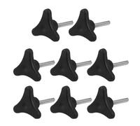 PRETYZOOM 8pcs Portable Thumb Screws for Bedside Commode Chair Replacement Universal Fit Fastener Screws with Easy Operation, Sturdy Plastic and Metal Material for Elderly and Limited