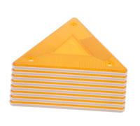 PRETYZOOM 8pcs Reflective Slow Moving Vehicle Signs Triangle Safety Warning for Trucks Agricultural and Container Vehicles Weather Resistant Rear Caution Markers