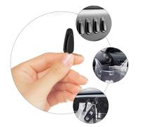 PRETYZOOM 8pcs Self-Adhesive Invisible Car Hooks Creative Car Hangers for SUV Truck Dashboard Organizers Practical Sticky Hooks for Headset Keys Cables and Bags