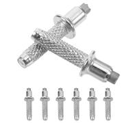 PRETYZOOM 8pcs Tungsten Manganese Replacement Tips for Walking Stick and Climbing Rod with Antislip Design, Sturdy Trekking Pole Spikes for Mountaineering and Hard Rock Terrains Outdoor Use