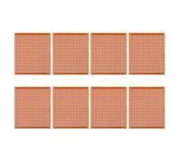 PRETYZOOM 8pcs X18cm Single-sided Pcb Circuit Board for DIY Soldering and Electronics Experiments, Copper Material with Stable and Reliable Performance, Efficient and Practical Prototyping