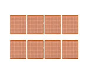 PRETYZOOM 8pcs X18cm Single-sided Pcb Circuit Board for DIY Soldering and Electronics Experiments, Copper Material with Stable and Reliable Performance, Efficient and Practical Prototyping
