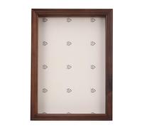 PRETYZOOM A4 Size Shadow Box Display Case for Keepsakes and Dried Flowers with Composite Material Frame, without Burr, Chic Style Gift for Art Crafts and Metals