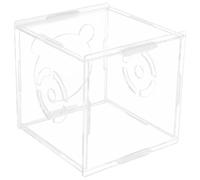 PRETYZOOM Acrylic Hamster Hideout Mini Hut Portable Cage for Hamsters and Rats Crystal Hiding Nest Suitable for Small Animal Play