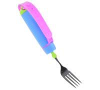 PRETYZOOM Adaptive Fork for Elderly and Patients with Tremble Proof Stainless Steel and Silicone Portable Design Suitable for Home and Outdoor Use