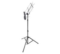 PRETYZOOM Adjustable Portable Sheet Music Stand Made of Sturdy Iron with Folding Design for Home Use, Multi-functional Music Tripod Stand Suitable for Books and Recipes