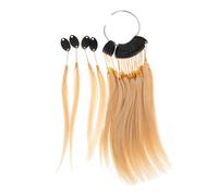 PRETYZOOM Adjustable Real Human Hair Color Strands for Salon Practice Hair Dyeing Soft Natural Texture Bundles for Beginners and Professionals