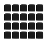 PRETYZOOM Air Fryer Tray Feet Pads Non-scratch Protective Covers 20pcs Silicone with 8mm Inner Diameter Matte Textured Surface, Gentle Buffer for Air Fryer Pan and Rack for Kitchen