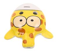 PRETYZOOM Alto 6-hole Ceramic Ocarina in Yellow Giraffe Design for Kids, Early Education Musical Instrument, Creative Cartoon Animal Toy for Children