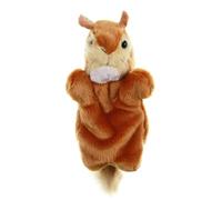 PRETYZOOM Animal Hand Doll parent-child Animal Hand Puppet Toy Cartoon animal squirrel props doll fabric figure stuffed pig plush toy cosplay puppet baby pretend baby doll toys Hand puppet