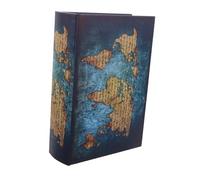 PRETYZOOM Antiqued Hollow Book Storage Box Secret Cash Box Fake Bible Trinket Safe Vintage Decorative Diversion Organizer for Jewelry Keys and Valuables Home Display