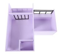 PRETYZOOM Apartment Model Kit and Acrylic Materials 1/25 Scale for Family Bonding, Precise Scale Sectional Layouts with White Pvc Expansion Sheet Versatile Application for Structure