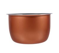 PRETYZOOM Aroma Rice Cooker Pot Replacement 2L Instant Slow Cooking Pot Inner Aluminum Pot Electric Rice Cooker inside Pot Alloy Cake Baking Bowl