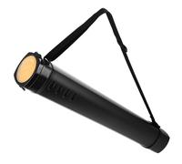 PRETYZOOM Artwork Storage Tube with Fliptop Lid Extendable Handle Anti-Slip Rolling Cap Plastic Blueprint Storage for Posters Drawings and Maps