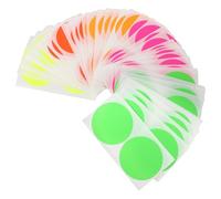 PRETYZOOM Assorted Colour Dot Stickers Easy to Peel 100pcs Self-Adhesive Fluorescent Paper Labels for Home and Craft Seal Label Tags