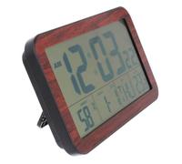 PRETYZOOM atomic wall clock clocks for seniors digital large display time zone gifts battery operated- Home Digital Wall Clock Desktop Mute- electronic Perpetual Calendar Clock