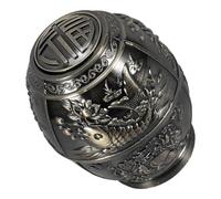 PRETYZOOM Automatic Toothpick Holder Dispenser with Compact Design and Copper Material, Easy to Store Pressing Type Toothpick Box for Home and Hotel Use