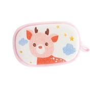 PRETYZOOM Baby Bath Towel Newborn Sponges for Bath Soft Absorbent Cartoon Designs Anti-Dropping Strap Easy to Use Store Gentle on Baby's Skin