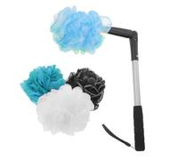 PRETYZOOM Back Scrubber Exfoliating Body Scrubber with Adjustable Long Handle and Hard Nylon Bristles for Gentle Physical Exfoliation and Improving Rough Skin for Shower Use Suitable