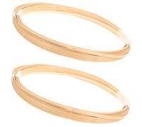 PRETYZOOM Bamboo Strips Decorative Materials for Basket Weaving Bundles of Bamboo Weaving Strips for Craft Projects and DIY Home Decor