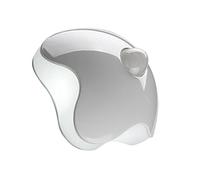 PRETYZOOM Battery Operated Clover Night Light with Side Illumination and Automatic Shut-Off, White Plastic Sensor Night Lamp for Bedroom and Living Room, Requires 3 X AAA Batteries