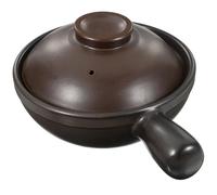 PRETYZOOM Bibimbap Pot Baking Pan Baking Dish Stove Ware Casserole Dishes for Oven Small Pots for Cooking Cooling Canning Clay Cooking Pot Sauce Baking Tray Large Bread Brown Ceramics