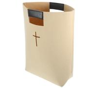 PRETYZOOM Bible Tote Bag Felt Organizer Large Capacity with Snap Button Handle for Church Study and Daily Essentials Storage