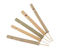 PRETYZOOM Bird Call Flute Bamboo Bird Whistle Set 5pcs Musical Instruments Outdoor Adventures Garden Use Interactive Nature Sound Toy