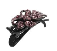 PRETYZOOM Black Plastic Hair Claw Clip Stylish Hair Clamp with Interlocking Teeth Design, Keeps Hairstyle Day for Morning Beauty Routine