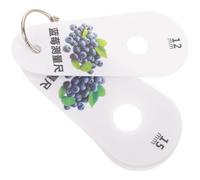 PRETYZOOM Blueberry Diameter Measuring Ruler Caliper 9 Apertures Cherry Fruit Gauge Tool for Berry Size Grading and Diameter Measurement in Gardening