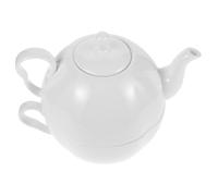 PRETYZOOM Bone China Mother and Boy Girl Tea Classic English Design Teapot and Cup for Tea Ceremony