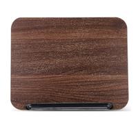 PRETYZOOM Book Stand Holder Built to Last Adjustable Walnut with 13 Levels Multifunctional Reading Rest with Stylish Design for Tablets and Textbooks Suitable for Bed and Library Use