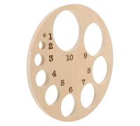 PRETYZOOM Born Model Props Childbirth Teach Cervical Carved Wheel Pregnancy - Labor Fetal Position Tools Student Midwife Birth Counter Midwife Dilation Chart Beige Wooden