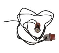 PRETYZOOM Bowstring Installation Tool Leather Recurve String Accessory Brown Leather and Nylon Comfortable Protector for Bow Recurve and Horse Bow