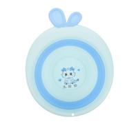 PRETYZOOM Boy Girl Bathtub Collapsible Plastic Wash Basin Soft Material Adorable Dragon Design Easy to Fold and Store for Travel and Home