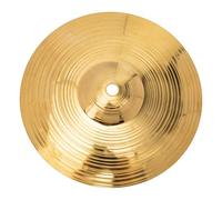 PRETYZOOM Brass Alloy Percussion Cymbal Accessory for Drum Kit Golden Colour Easy to Store Improves Drum Sound and Learning Sessions