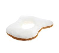 PRETYZOOM Bread Shaped Cotton Cat Headgear Pet Costume White Pet Headwear for Cosplay and Masquerade Balls Comfortable and Funny