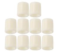 PRETYZOOM Brush Screws Universal 10pcs and Replacement Toilet Handle Nuts Made of Sturdy Abs Plastic, Lightweight Easy Replacement Parts with White Colour for Daily Use Suitable for Toilet