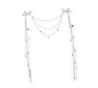 PRETYZOOM Butterfly Headband for Women with Rhinestone and Tassel, Alloy Head Jewelry Adds Dynamics for Dance Performances, Comfortable Wear and Resists Fading, for Ethnic Cultural Shows