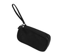 PRETYZOOM Cable Organiser Bag, Earphone Organising Bag, Polyester Oxford Cloth, Lightweight, Black, for Data Cables and Earphones, Home Use, Business Trip