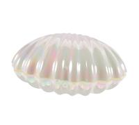 PRETYZOOM Candy Holder Box Pearlescent Shell Outfit Candy Storage Containers Trinket Dish Clam Treat Holders Sea Shells Jewelry Dish Sea Shell Holder Candy Dish White Pp Candy Stand Wedding
