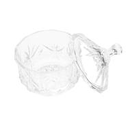 PRETYZOOM Candy Jars Five-leaf Unique Relief Jewelry Case for Display and Storage