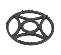 PRETYZOOM Cast Iron Wok Support Ring, Iron Burner Grate for Small Frying Pans and Egg Pans, Non-slip Universal Fit, Space-saving Kitchen Stove Rack