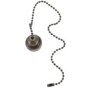 PRETYZOOM Ceiling Fan Pull Chain Wooden Ball Cord with Brown Decorative Pendant, Practical Extension for Ceiling Fan Lights in Living Room and Nursery
